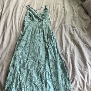 Blue maxi dress